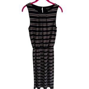 WHITE HOUSE BLACK MARKET Striped Blouson Ladies Sleeveless Dress, 6‎
